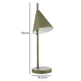 The Home Collective 56cm Calico Iron Table Lamp