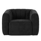 The Home Collective Voros Upholstered Swivel Armchair