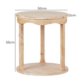 The Home Collective Mayra Fir Wood Side Table