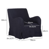 The Home Collective Carel Upholstered Slipcover Armchair