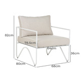 The Home Collective Ilie Aluminium Outdoor Armchair
