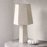 The Home Collective Dwight Iron &amp; Linen Table Lamp