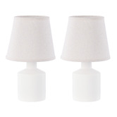 The Home Collective Brewster Ceramic &amp; Linen Table Lamps