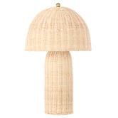 The Home Collective Mirth Rattan Table Lamp