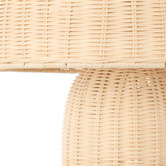 The Home Collective Mirth Rattan Table Lamp
