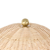 The Home Collective Mirth Rattan Table Lamp