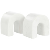 The Home Collective Archere Marble Bookends