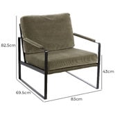 The Home Collective Aldria Chenille Armchair