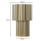The Home Collective 45cm Layton Iron Table Lamp