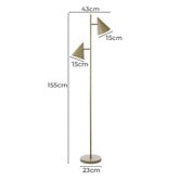 The Home Collective Fairmont Iron Floor Lamp