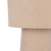 The Home Collective Castine Boucle Floor Lamp with Floor Switch