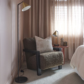 The Home Collective 155cm Hopkin Iron &amp; Brass Floor Lamp