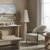 The Home Collective Nuovo Linen Floor Lamp