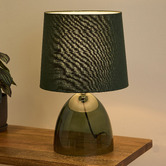 The Home Collective Lowell Green Glass Table Lamp
