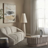 The Home Collective Nuovo Linen Floor Lamp