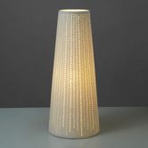 The Home Collective Torrance White Porcelain Table Lamp