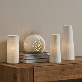 The Home Collective Torrance White Porcelain Table Lamp