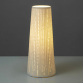 The Home Collective Torrance White Porcelain Table Lamp