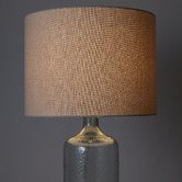 The Home Collective Machias Glass &amp; Linen Table Lamp