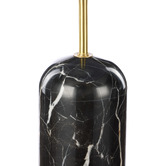 The Home Collective Malcolm Marble &amp; Linen Table Lamp