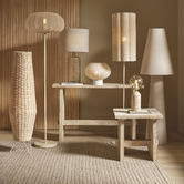 The Home Collective Nixon Linen Table Lamp
