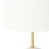The Home Collective Malcolm Resin &amp; Linen Table Lamp
