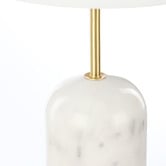 The Home Collective Malcolm Resin &amp; Linen Table Lamp