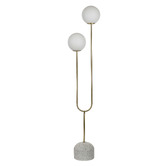 The Home Collective Braus Terrazzo &amp; Glass Floor Lamp