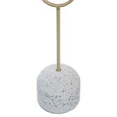 The Home Collective Braus Terrazzo &amp; Glass Floor Lamp