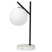 The Home Collective Raleigh Terrazzo &amp; Glass Table Lamp