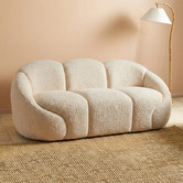 The Home Collective Acacius 3 Seater Upholstered Sofa