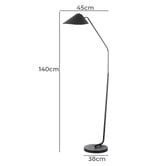 The Home Collective Trenton Black Iron Floor Lamp
