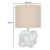 The Home Collective Ezra Resin Table Lamp