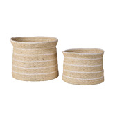 The Home Collective 2 Piece Montana Seagrass Basket Set