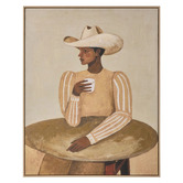 The Home Collective Desert Stillness Framed Canvas Wall Art