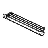 Expert Homewares Nero 600mm Black Bathroom Storage Rail