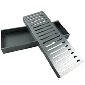 Expert Homewares Grey Aluminium Linear Shower Grate