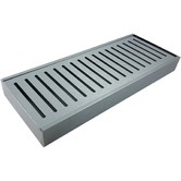 Expert Homewares Grey Aluminium Linear Shower Grate