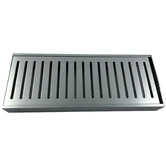 Expert Homewares Grey Aluminium Linear Shower Grate