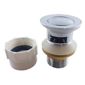 Expert Homewares 32mm Solid Brass Basin Pop-Up Waste with Overflow