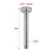 Expert Homewares Euro 200mm Chrome Round Stainless Steel Shower Arm