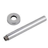 Expert Homewares Euro 200mm Chrome Round Stainless Steel Shower Arm