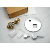 Expert Homewares Euro Round Shower/Bath Mixer Diverter
