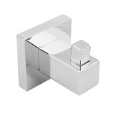 Expert Homewares Nero Chrome Stainless Steel Robe Hook