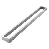 Expert Homewares Omar Stainless Steel Single Bar Towel Rail