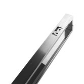 Expert Homewares Omar Stainless Steel Single Bar Towel Rail