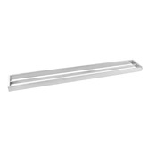 Expert Homewares Omar Stainless Steel Double Towel Rail