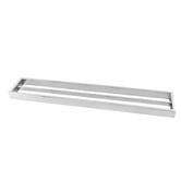 Expert Homewares Omar Stainless Steel Double Towel Rail