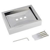 Expert Homewares Omar Stainless Steel Soap Dish Holder