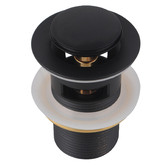 Expert Homewares 32mm Solid Brass Basin Pop-Up Waste with Overflow